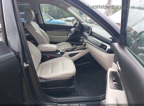 5XYP64HC4NG227325 2022 KIA TELLURIDE Gray Vista interior delantera