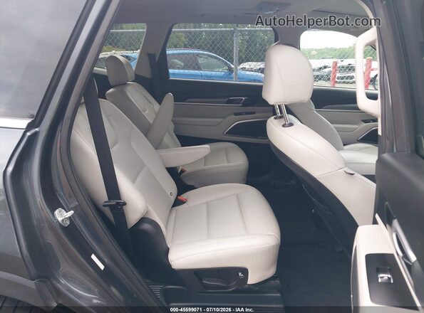 5XYP64HC4NG227325 2022 KIA TELLURIDE Gray Vista de la etiqueta del VIN