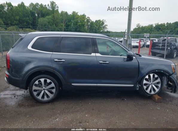 5XYP64HC4NG227325 2022 KIA TELLURIDE Gray Vista interior trasera