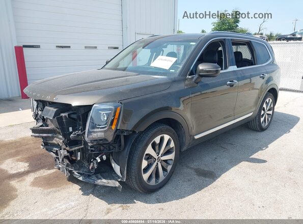 5XYP64HC7LG088451 2020 KIA TELLURIDE Brown Передня ліва чверть