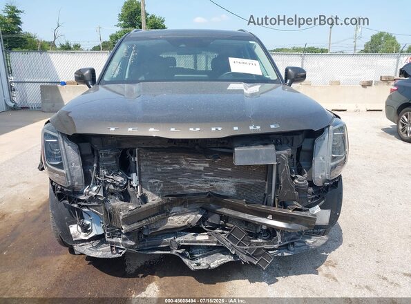 5XYP64HC7LG088451 2020 KIA TELLURIDE Brown Вид спереду
