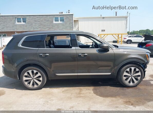 5XYP64HC7LG088451 2020 KIA TELLURIDE Brown Вид задньої частини салону
