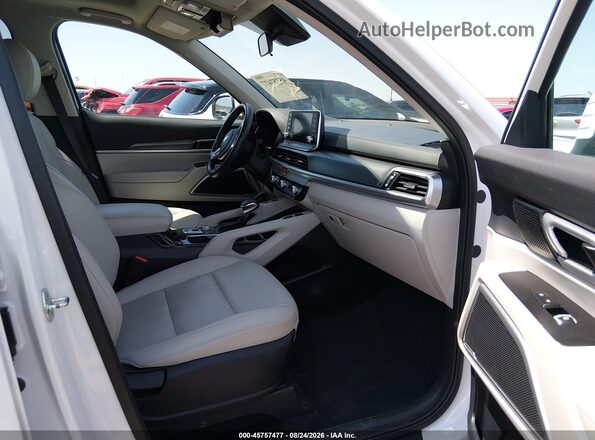 5XYP64HC7MG142235 2021 KIA TELLURIDE Белый Вид салона спереди