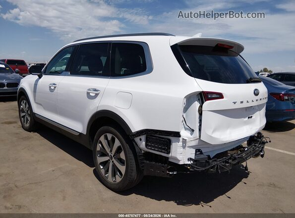 5XYP64HC7MG142235 2021 KIA TELLURIDE Белый Задняя левая четверть
