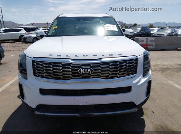 5XYP64HC7MG142235 2021 KIA TELLURIDE Белый Вид задней части салона
