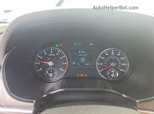 5XYP64HC7NG256950 2022 KIA TELLURIDE Белый Вид щитка приборов
