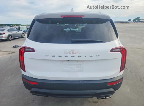 5XYP64HC7NG256950 2022 KIA TELLURIDE Белый Вид сзади