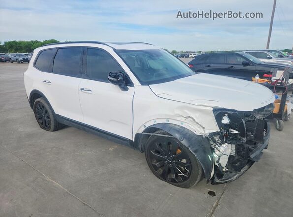 5XYP64HC7NG256950 2022 KIA TELLURIDE Белый Передняя правая четверть