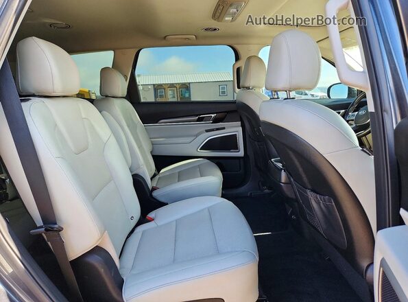 5XYP64HC9LG060957 2020 KIA TELLURIDE Gray Rear interior view