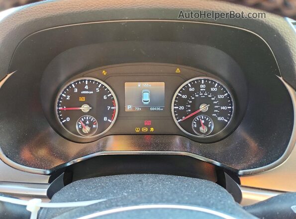 5XYP64HC9LG060957 2020 KIA TELLURIDE Gray Instrument cluster view
