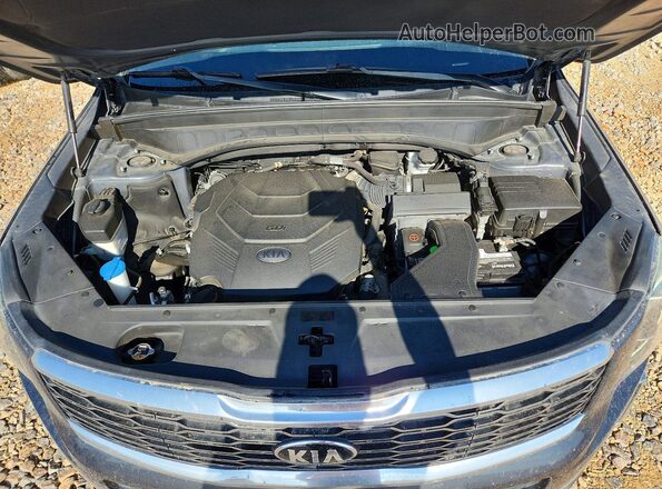 5XYP64HC9LG060957 2020 KIA TELLURIDE Gray Engine compartment view