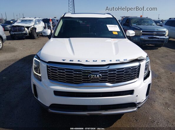 5XYP64HC9LG076012 2020 KIA TELLURIDE White Vista del cuadro de instrumentos