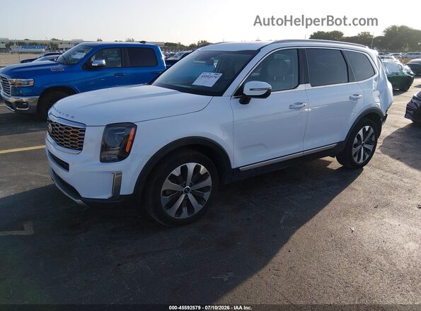 5XYP64HC9MG169727 2021 KIA TELLURIDE White Przód lewy
