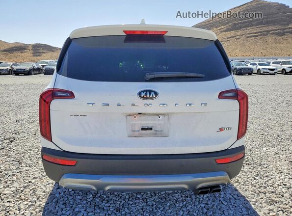 5XYP64HC9MG194160 2021 KIA TELLURIDE White უკანა ხედი
