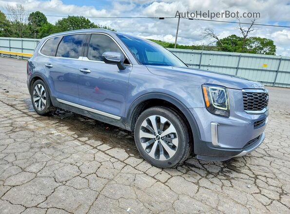 5XYP64HCXLG010021 2020 KIA TELLURIDE Серый Передняя правая четверть
