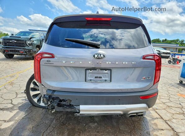 5XYP64HCXLG010021 2020 KIA TELLURIDE Серый Вид сзади