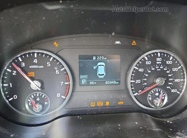 5XYP64HCXLG010021 2020 KIA TELLURIDE Серый Вид щитка приборов