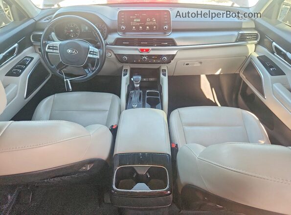 5XYP64HCXLG068064 2020 KIA TELLURIDE Gray Առջևի վահանակի տեսք
