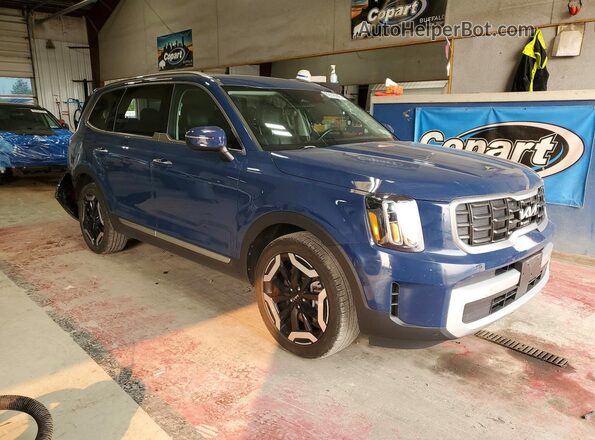 5XYP6DGC0SG580190 2025 KIA TELLURIDE Синий Передняя правая четверть