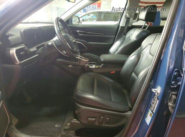 5XYP6DGC0SG580190 2025 KIA TELLURIDE Синий Вид салона спереди