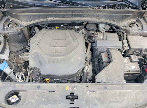 5XYP6DGC1SG586001 2025 KIA TELLURIDE Brown Vista del compartimento del motor
