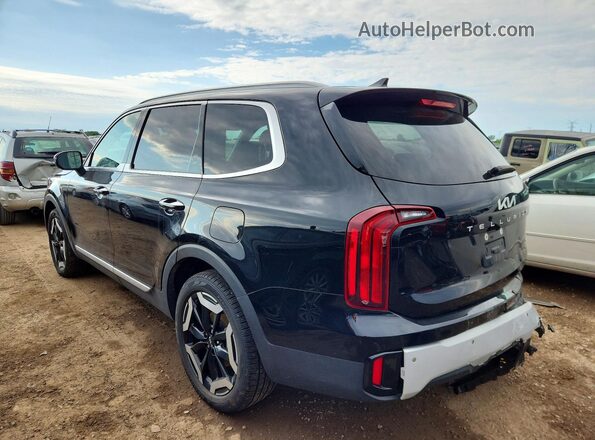 5XYP6DGC2PG375073 2023 KIA TELLURIDE Black Rear left