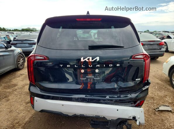 5XYP6DGC2PG375073 2023 KIA TELLURIDE Black Rear view
