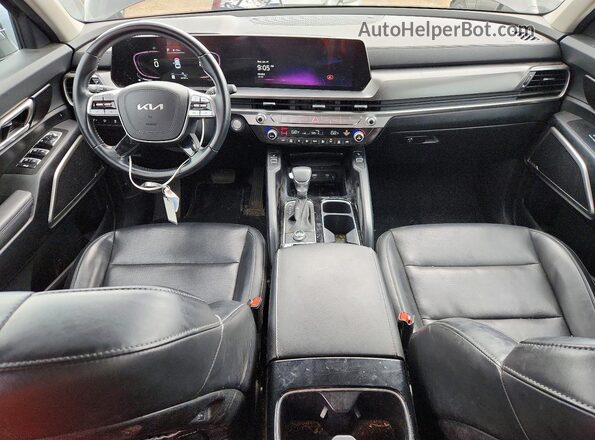 5XYP6DGC2PG375073 2023 KIA TELLURIDE Black Dashboard view
