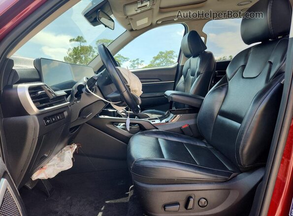 5XYP6DGC3PG398250 2023 KIA TELLURIDE Burgundy Widok wnętrza z przodu