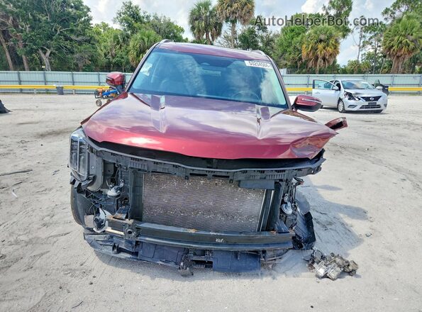 5XYP6DGC3PG398250 2023 KIA TELLURIDE Burgundy Widok z przodu