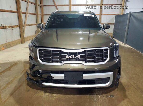 5XYP6DGC3SG603672 2025 KIA TELLURIDE Green Դիմացի տեսք