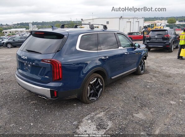 5XYP6DGC4RG551446 2024 KIA TELLURIDE Blue Trasero derecho