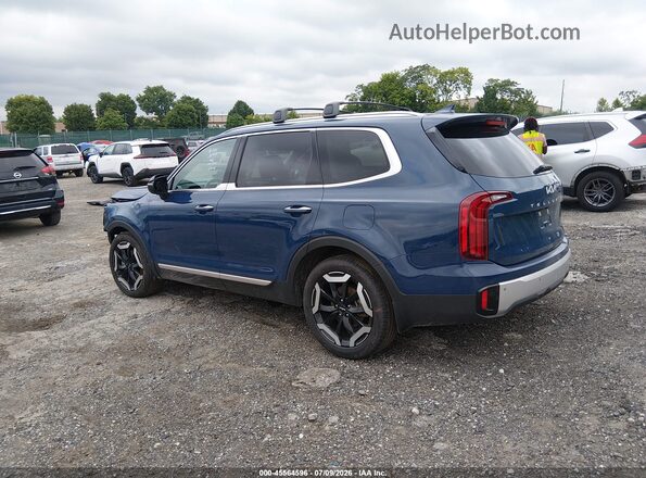 5XYP6DGC4RG551446 2024 KIA TELLURIDE Blue Trasero izquierdo