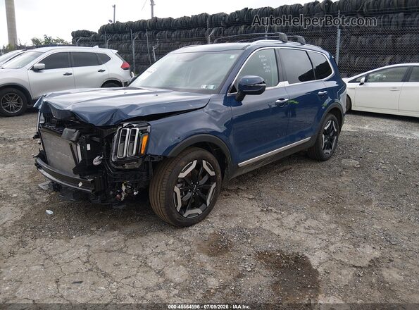 5XYP6DGC4RG551446 2024 KIA TELLURIDE Blue Vista tres cuartos delantera izquierda