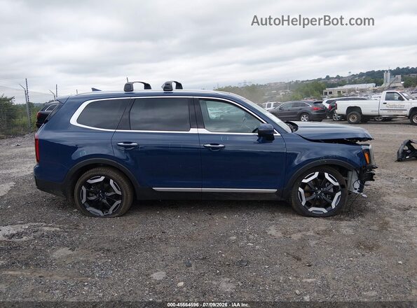 5XYP6DGC4RG551446 2024 KIA TELLURIDE Blue Vista interior trasera
