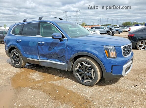 5XYP6DGC5RG504314 2024 KIA TELLURIDE Синий Передняя правая четверть