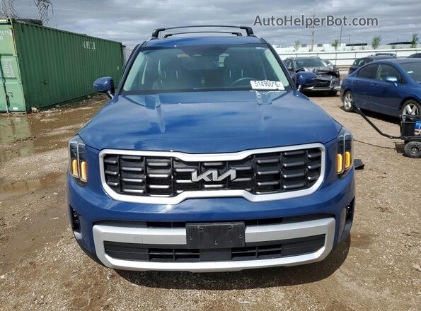 5XYP6DGC5RG504314 2024 KIA TELLURIDE Синий Вид спереди