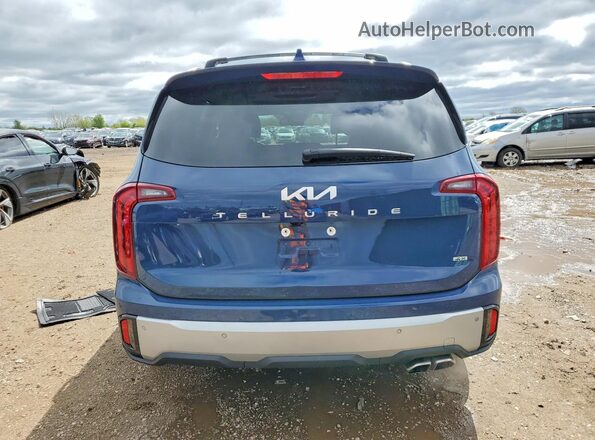 5XYP6DGC5RG504314 2024 KIA TELLURIDE Синий Вид сзади