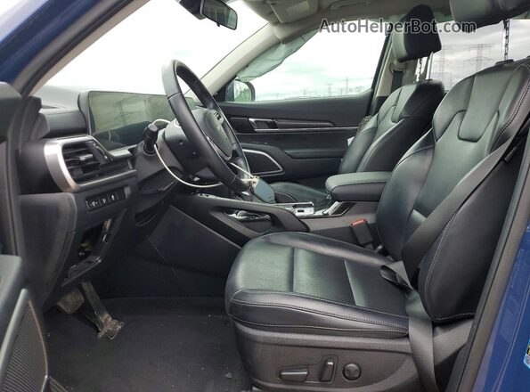5XYP6DGC5RG504314 2024 KIA TELLURIDE Синий Вид салона спереди