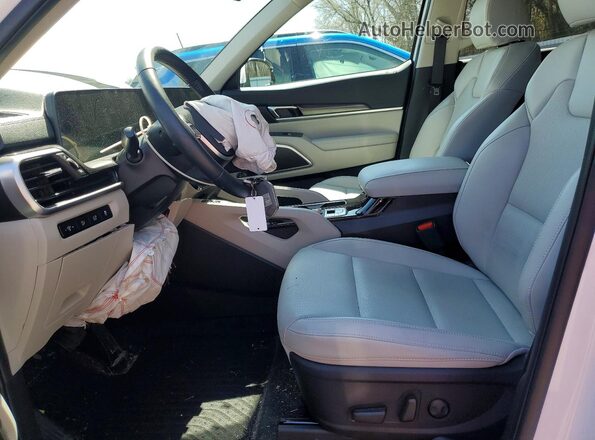 5XYP6DGC5SG641257 2025 KIA TELLURIDE White Widok wnętrza z przodu