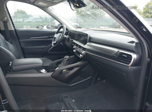 5XYP6DGC5SG656969 2025 KIA TELLURIDE Black წინა სალონის ხედი