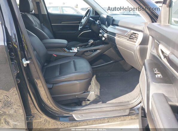 5XYP6DGC6PG341895 2023 KIA TELLURIDE Black Widok wnętrza z przodu