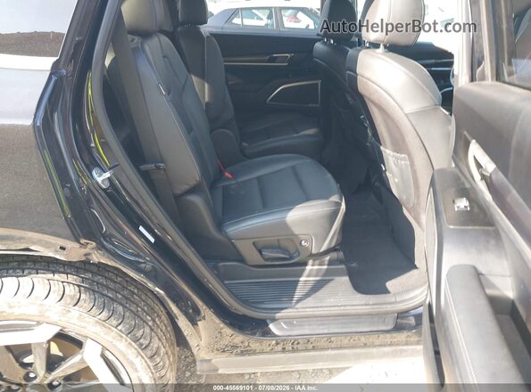 5XYP6DGC6PG341895 2023 KIA TELLURIDE Black Widok naklejki z numerem VIN