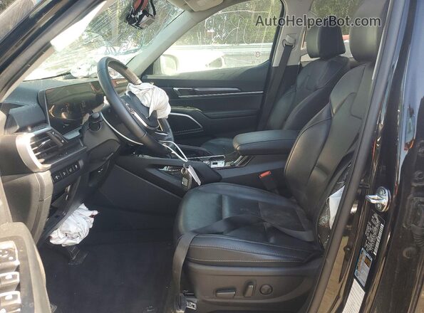 5XYP6DGC7SG587833 2025 KIA TELLURIDE Black Вид салону спереду