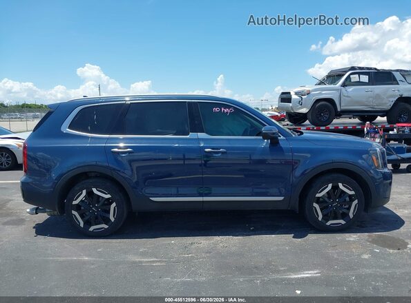 5XYP6DGC8PG392623 2023 KIA TELLURIDE Blue Vista interior de 360 grados