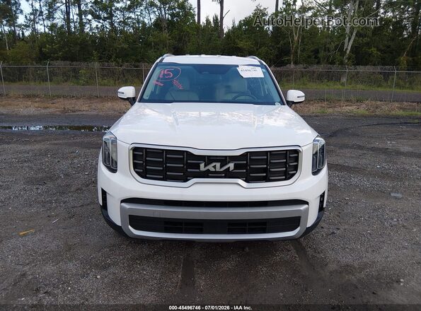 5XYP6DGC9RG506373 2024 KIA TELLURIDE White Instrument cluster view