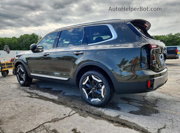 5XYP6DGC9SG656246 2025 KIA TELLURIDE Green Հետևի ձախ