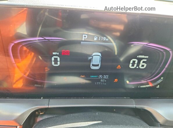 5XYP6DGCXRG518872 2024 KIA TELLURIDE Black Вид щитка приладів
