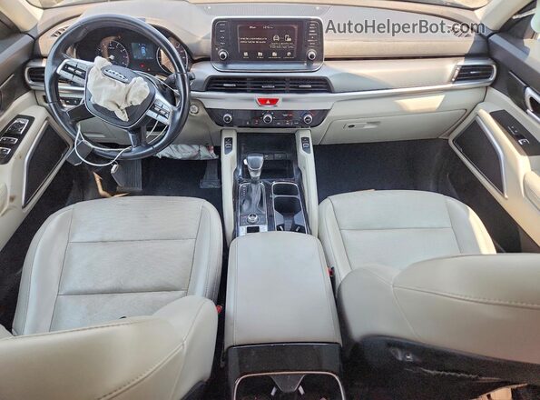 5XYP6DHC0LG093393 2020 KIA TELLURIDE Black Առջևի վահանակի տեսք