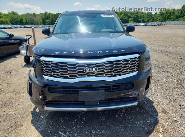 5XYP6DHC0LG093393 2020 KIA TELLURIDE Black Դիմացի տեսք